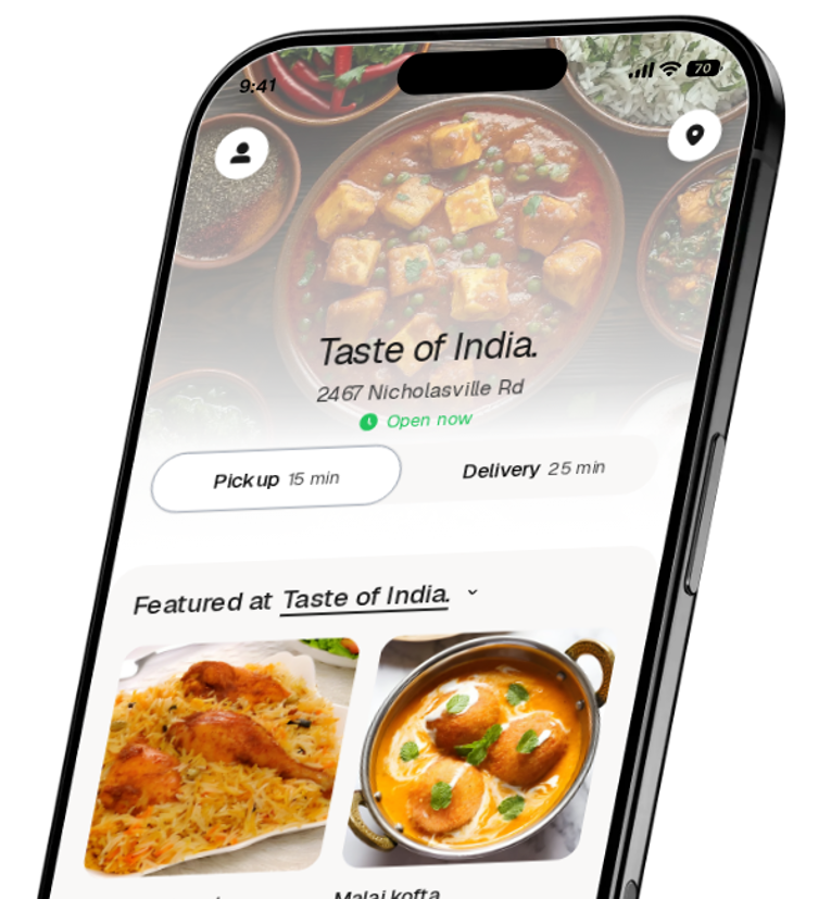 Taste of India. app preview